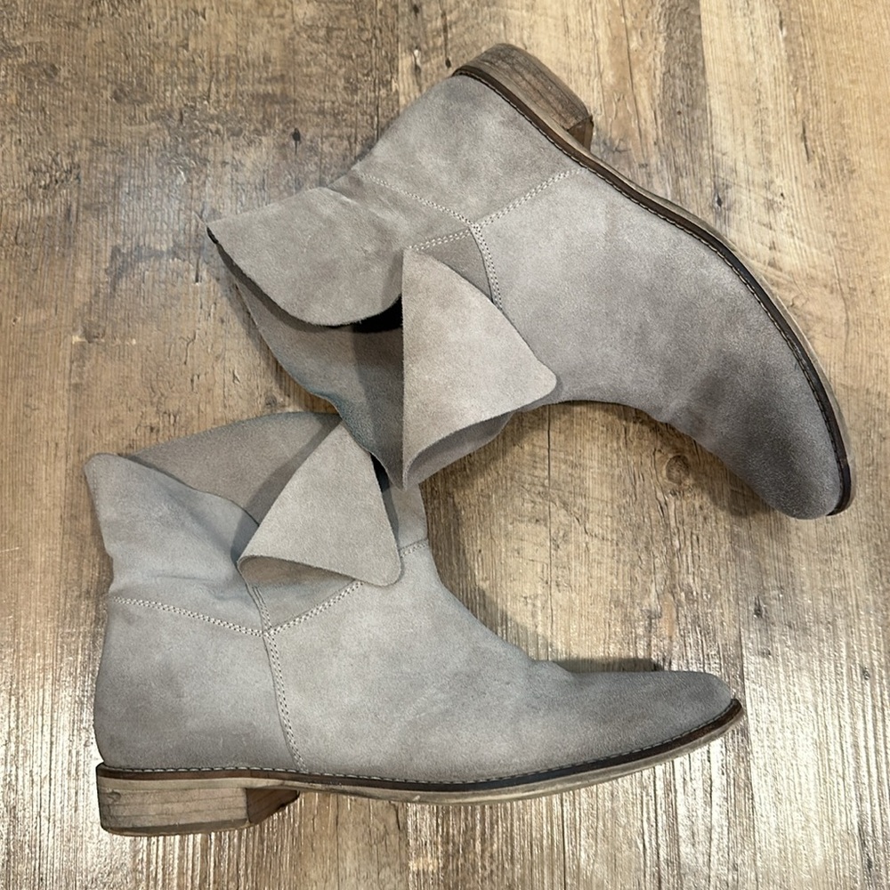 Dee Keller Elsy Flap Grey Booties size 37.5